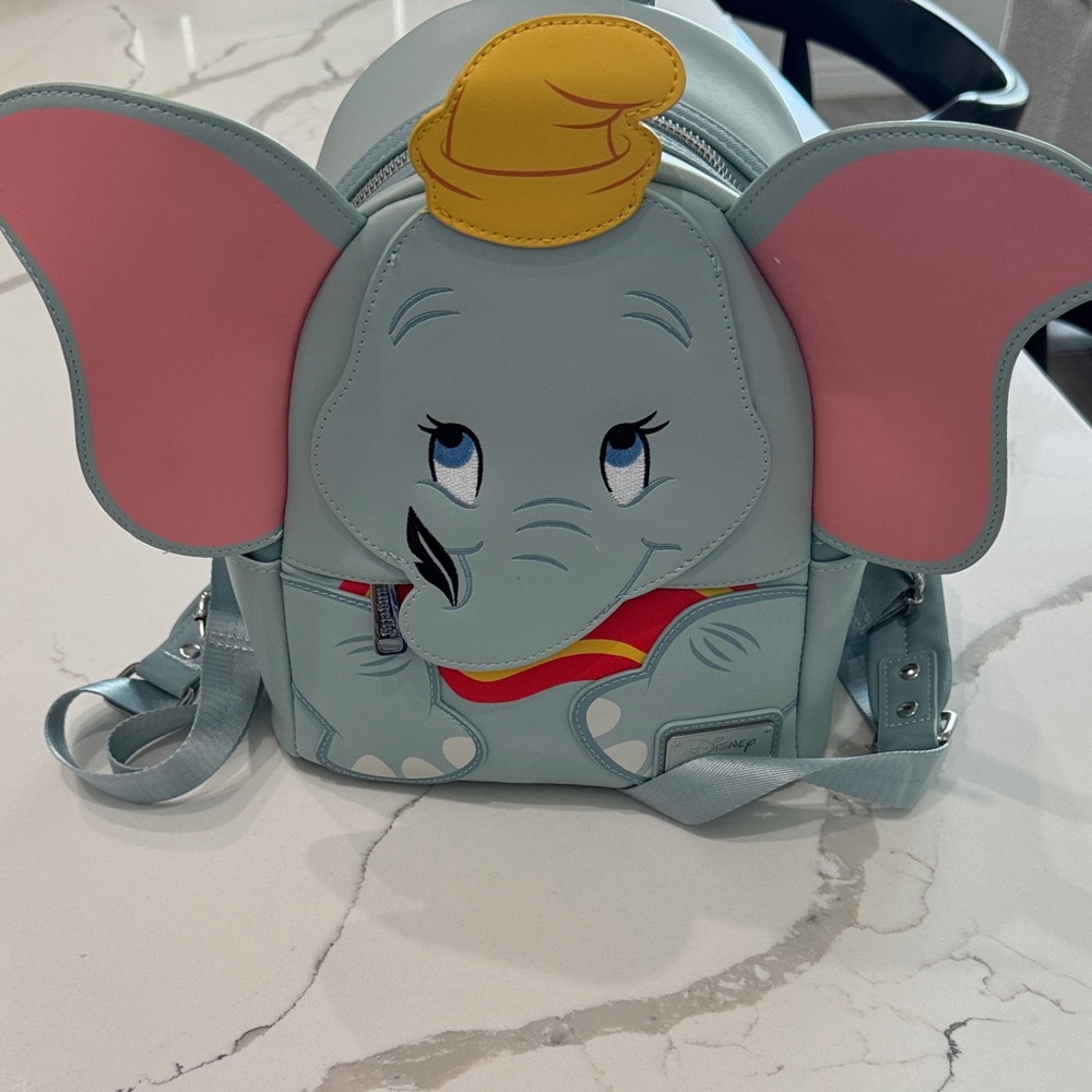 Disney Dumbo Kids Backpack - Blue, Pink, and Yellow